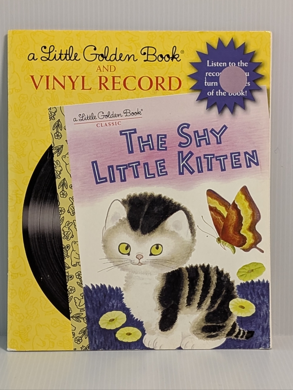 The Shy Little Kitten Book & Vinyl Record Complete Set | 2018 First Printing